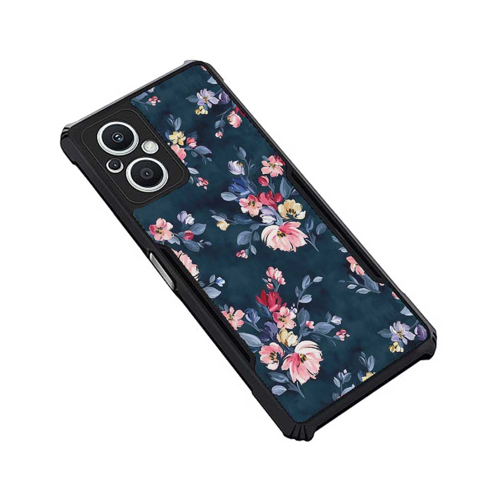 Coberta Back Cover For OPPO F21 Pro 5G Back Cover Case - Blue Floral PT99 D11648