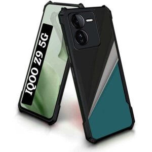 Coberta Back Cover For iQoo Z9 5G Back Cover Case - Black grey green abstract pattern PT99 D12610