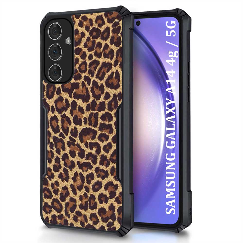 Coberta Back Cover For Samsung Galaxy A14 5G Back Cover Case - Animal Print yellow and black PT99 D11144