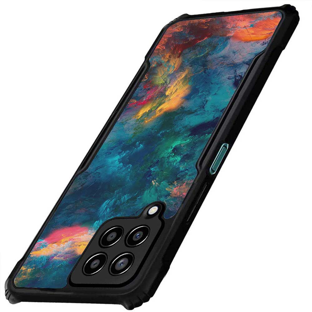 Coberta Back Cover For Samsung Galaxy A12 Back Cover Case - Blue Colour storm PT99 D11305