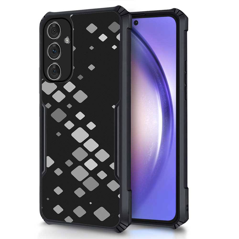 Coberta Back Cover For Samsung Galaxy M23 5G Back Cover Case - Black and Grey 3D pattern PT99 D11931