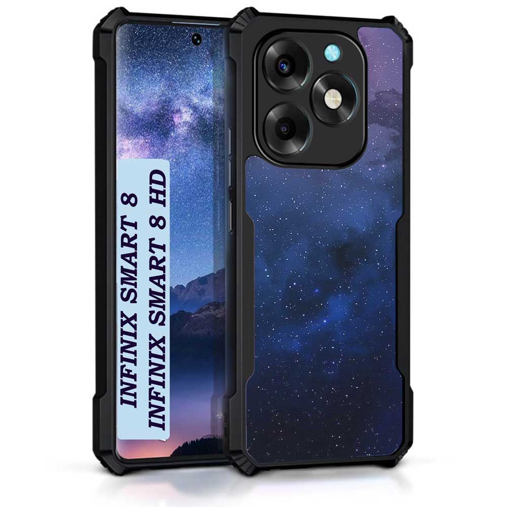 Coberta Back Cover For Infinix Smart 8 Back Cover Case - Bright Night sky PT99 D12775