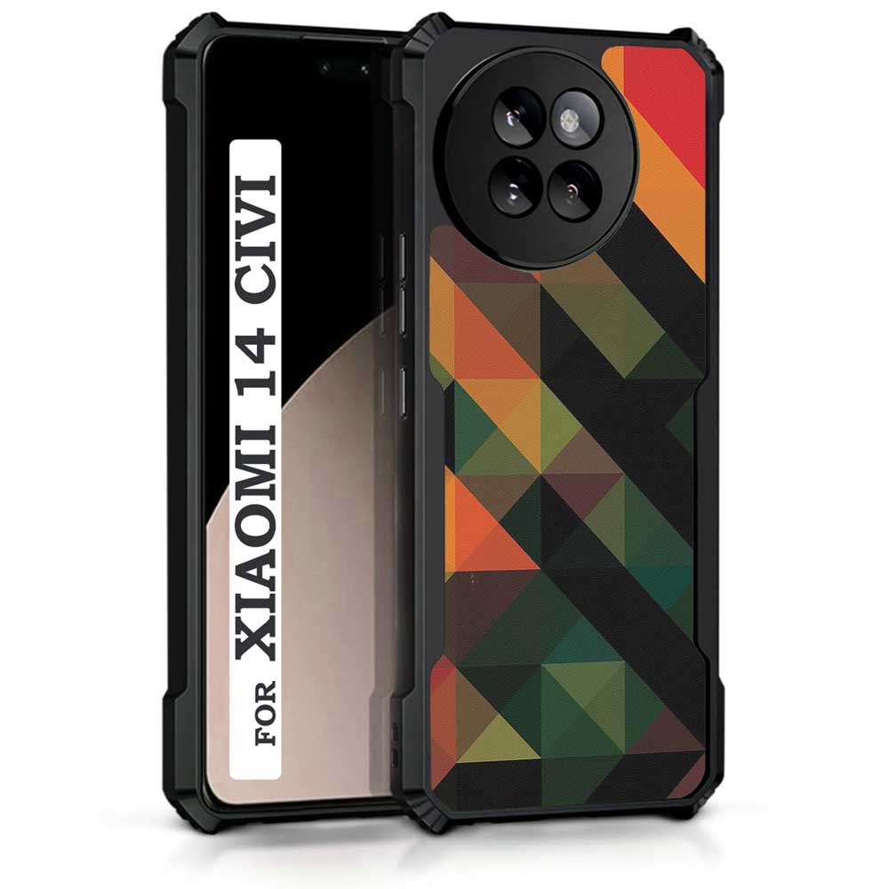 Coberta Back Cover For Xiaomi 14 CIVI Back Cover Case - Dark abstract Design PT99 D12989