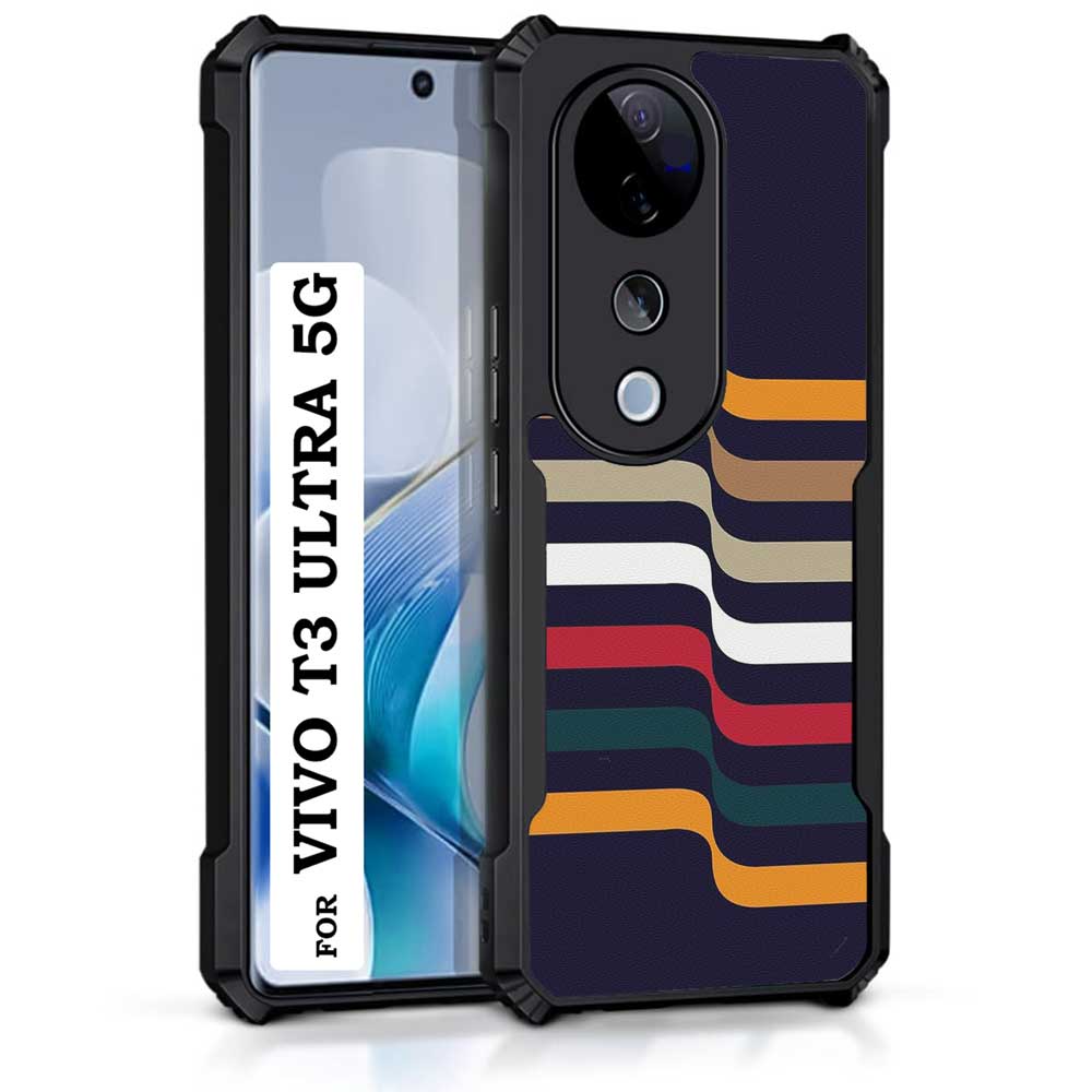 Coberta Back Cover For vivo T3 Ultra 5G Back Cover Case - 3D Flowing Stripes PT99 D13830