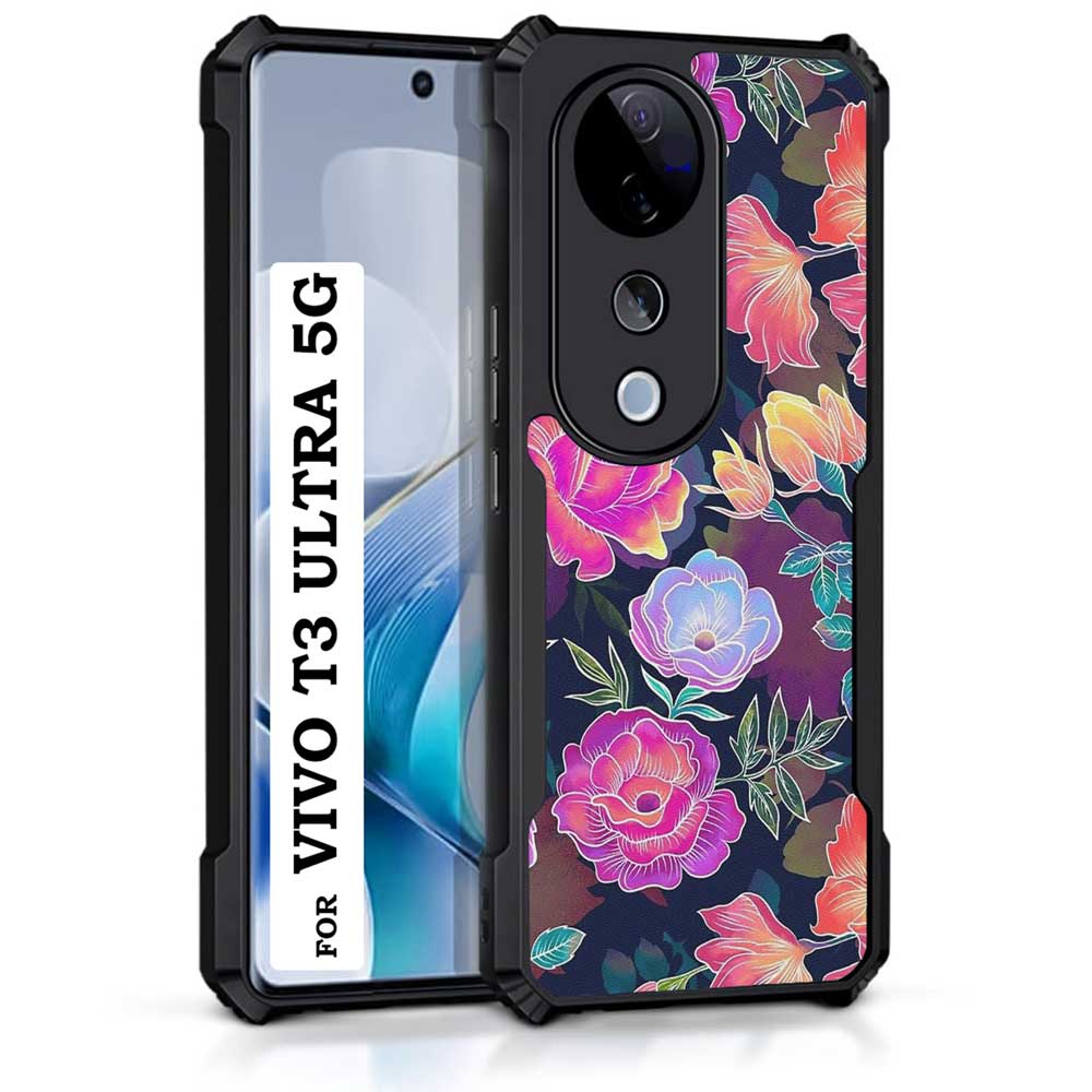 Coberta Back Cover For vivo T3 Ultra 5G Back Cover Case - Big flowers Floral PT99 D16074