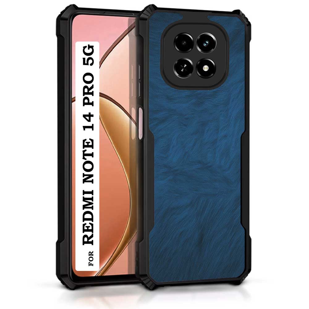 Coberta Back Cover For Redmi Note 14 Pro 5G Back Cover Case - Plain Blue PT99 D11301