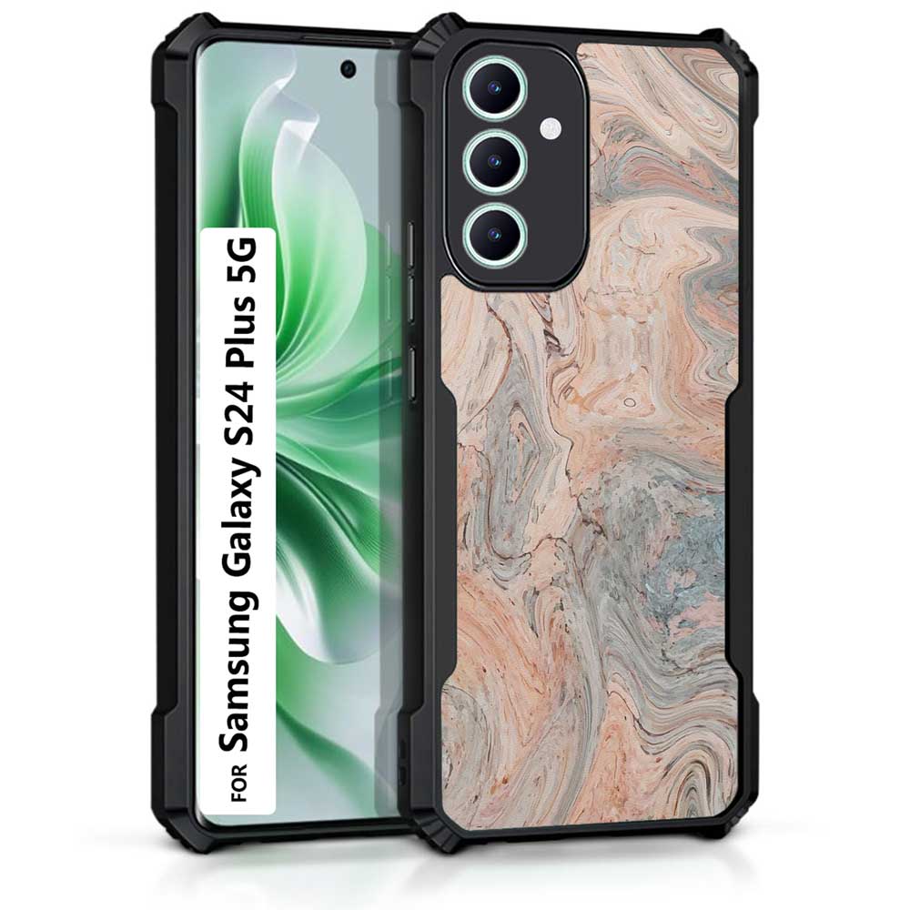 Coberta Back Cover For Samsung Galaxy S24 Plus 5G Back Cover Case - Natural Bright marble PT99 D12251