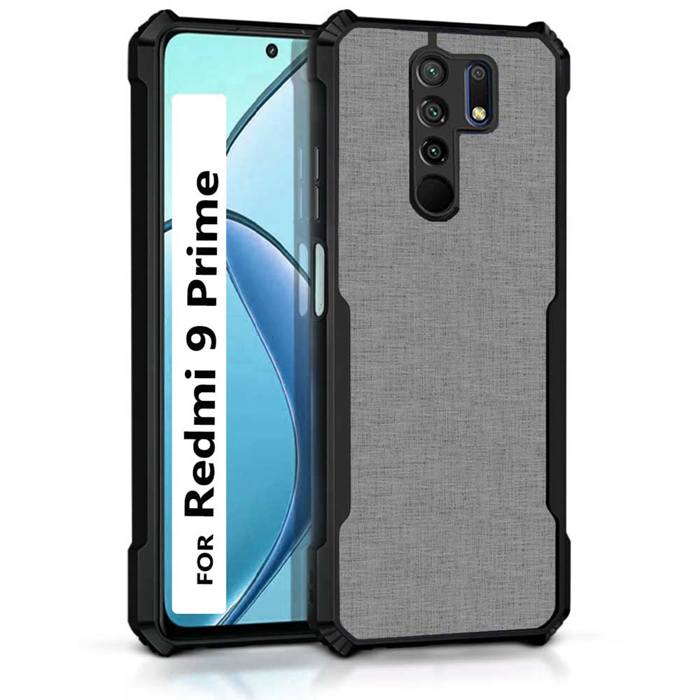 Coberta Back Cover For Redmi 9 Prime Back Cover Case - Plain Grey PT99 D12663
