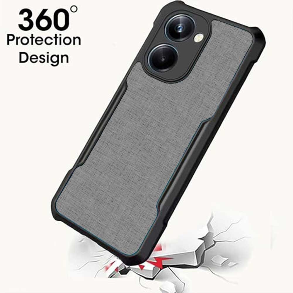 Coberta Back Cover For Vivo Y36 Back Cover Case - Plain Grey PT99 D12663