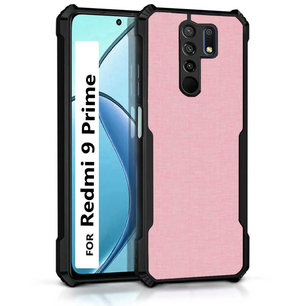 Coberta Back Cover For Redmi 9 Prime Back Cover Case - Plain Light Pink PT99 D12668