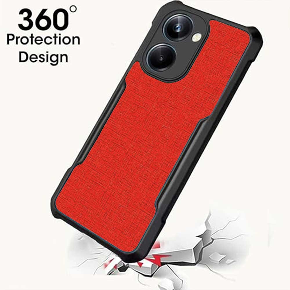 Coberta Back Cover For Vivo Y36 Back Cover Case - Plain Dark Red PT99 D12671