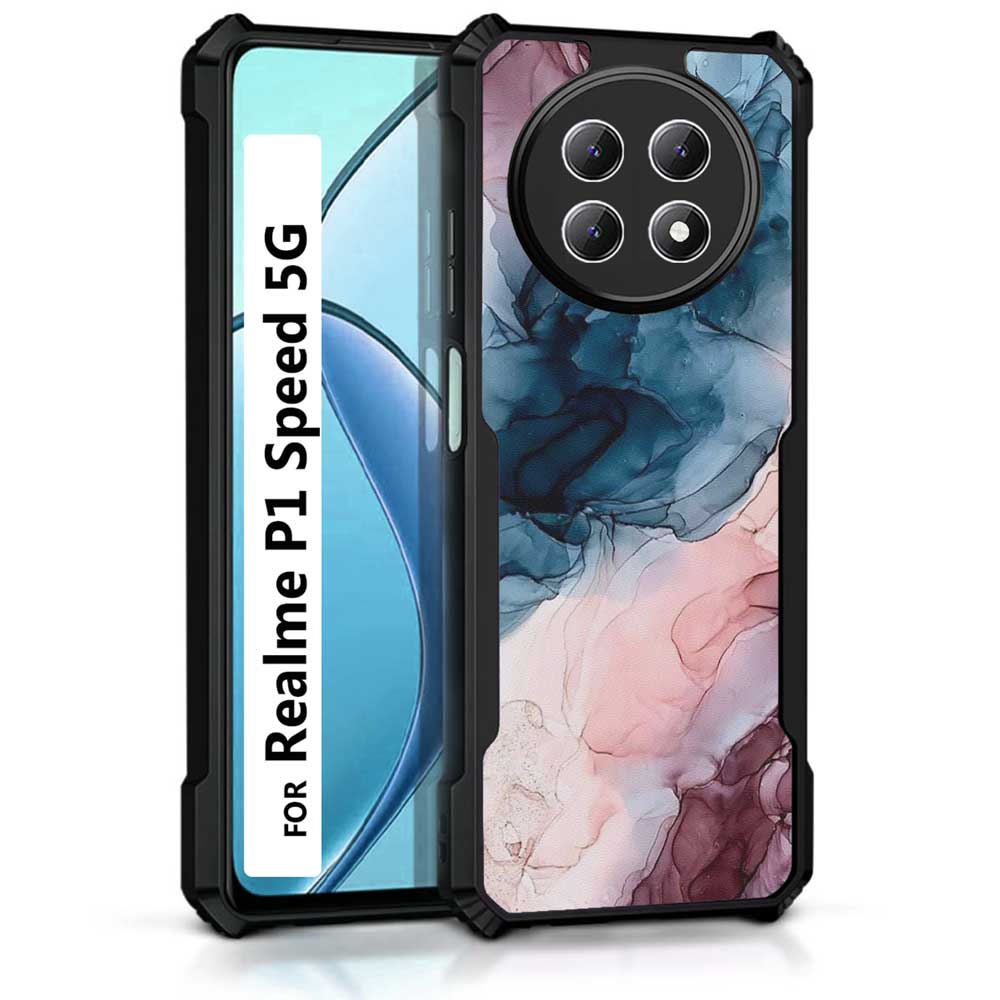 Coberta Back Cover For Realme P1 Speed 5G Back Cover Case - Colorful Marble PT99 D12694