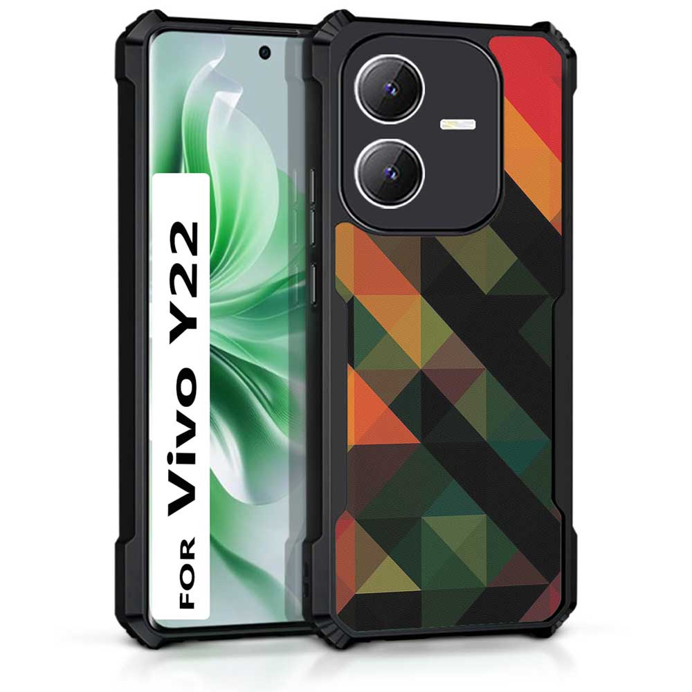 Coberta Back Cover For Vivo Y22 Back Cover Case - Dark abstract Design PT99 D12989