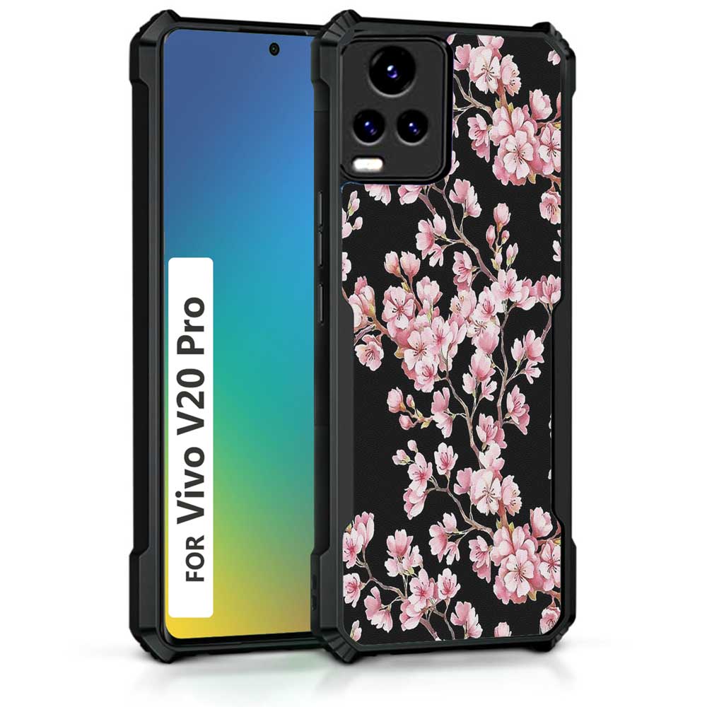 Coberta Back Cover For Vivo V20 Pro Back Cover Case - Small pink Floral PT99 D13816