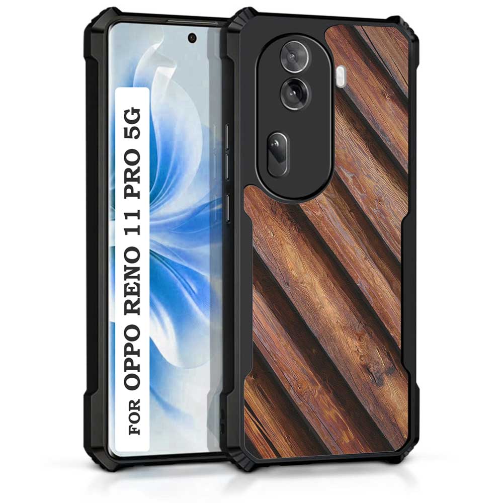 Coberta Back Cover For Oppo Reno 11 Pro 5G Back Cover Case - Bright Wooden Planks PT99 D02260