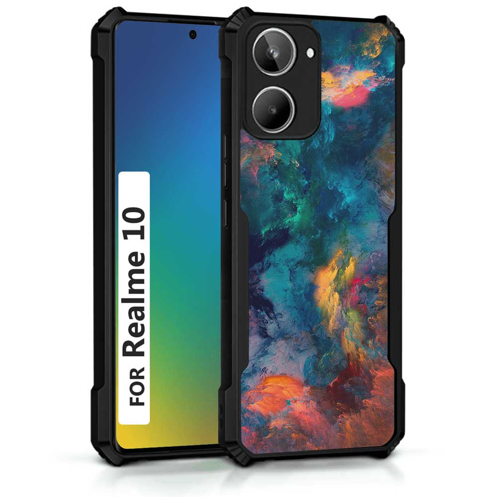 Coberta Back Cover For Realme 10 Back Cover Case - Blue Colour storm PT99 D11305