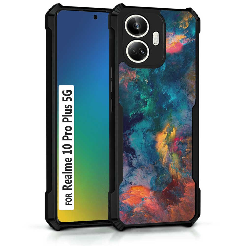 Coberta Back Cover For Realme 10 Pro Plus 5G Back Cover Case - Blue Colour storm PT99 D11305