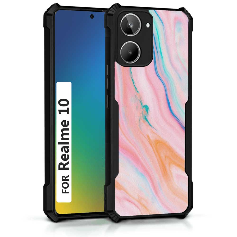 Coberta Back Cover For Realme 10 Back Cover Case - Pink Marble PT99 D11781