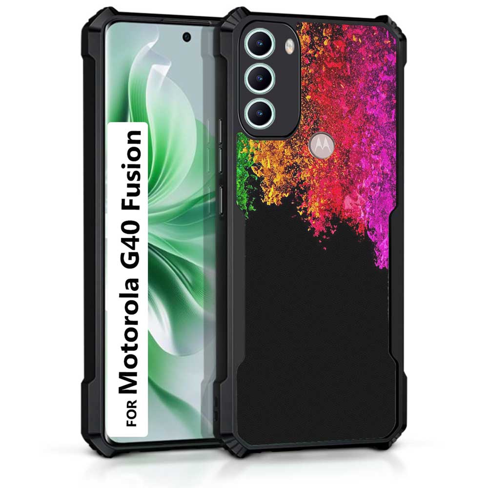 Coberta Back Cover For Motorola G40 Fusion Back Cover Case - Colorful flowing waves PT99 D12109