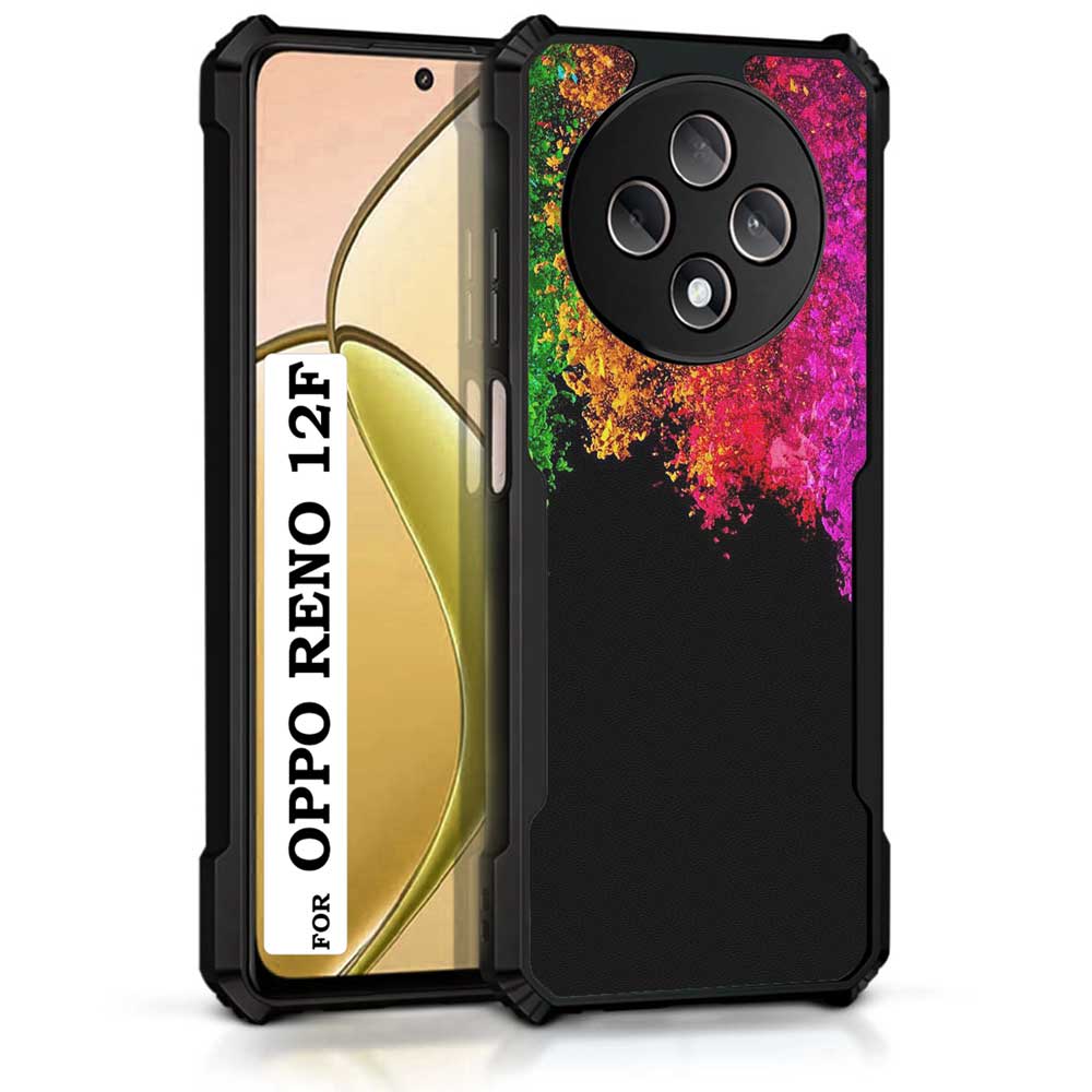 Coberta Back Cover For Oppo Reno 12F 5G Back Cover Case - Colorful flowing waves PT99 D12109