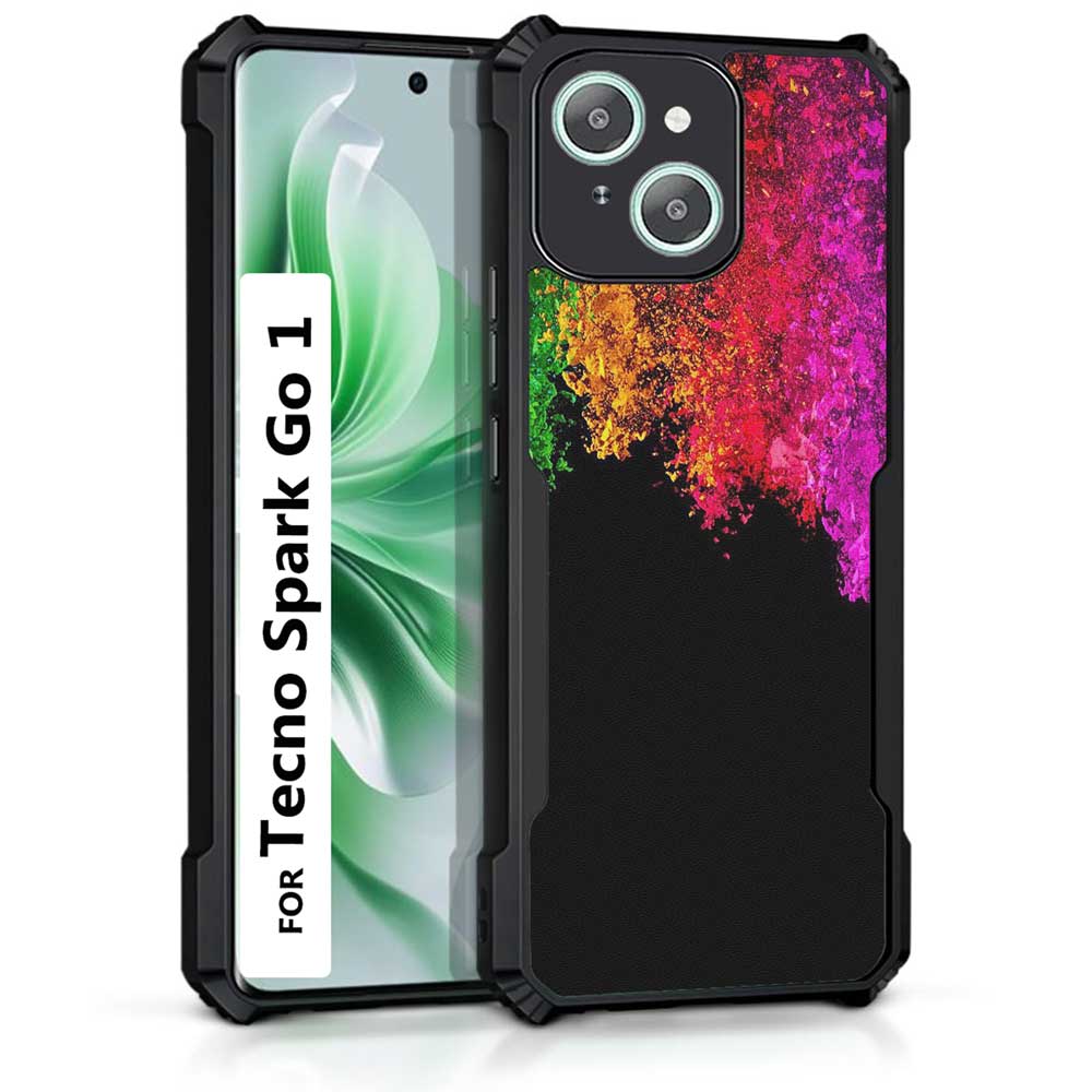 Coberta Back Cover For Tecno Spark Go 1 Back Cover Case - Colorful flowing waves PT99 D12109