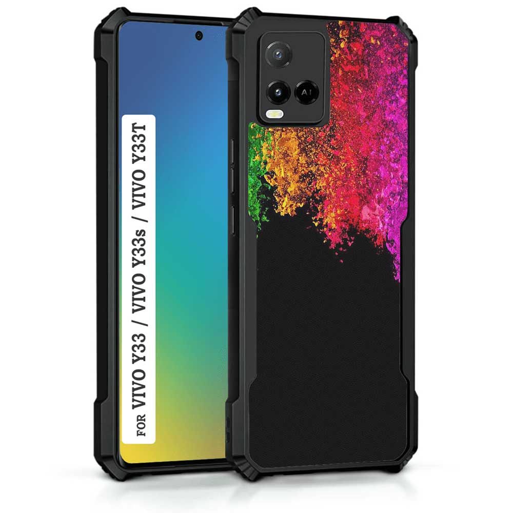 Coberta Back Cover For Vivo Y33S Back Cover Case - Colorful flowing waves PT99 D12109
