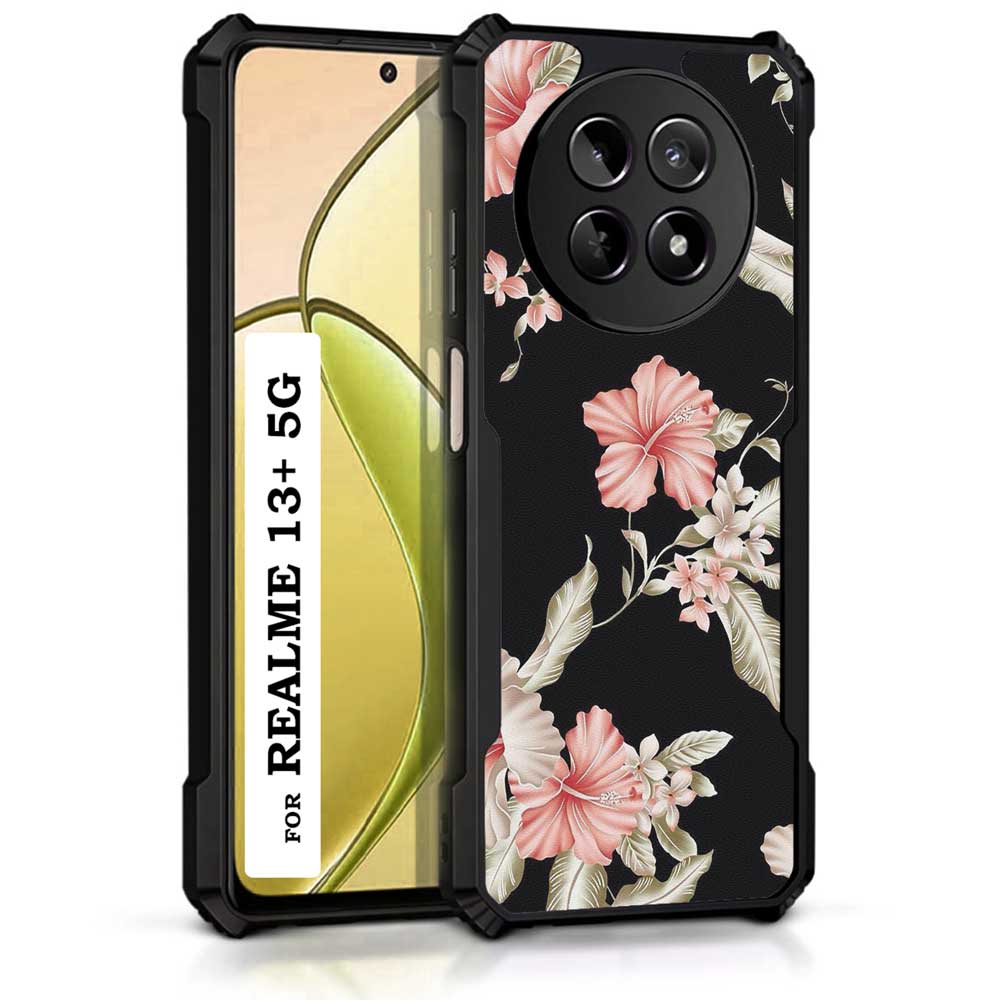 Coberta Back Cover For Realme 13 Plus 5G Back Cover Case - Pinkish red floral PT99 D12221