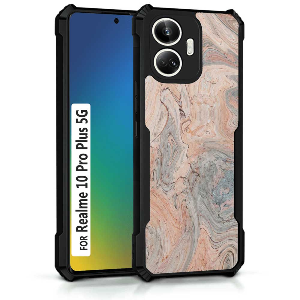 Coberta Back Cover For Realme 10 Pro Plus 5G Back Cover Case - Natural Bright marble PT99 D12251