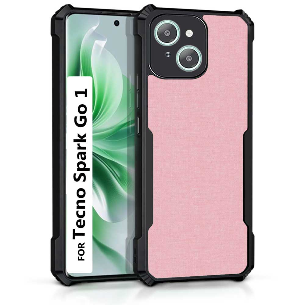 Coberta Back Cover For Tecno Spark Go 1 Back Cover Case - Plain Light Pink PT99 D12668