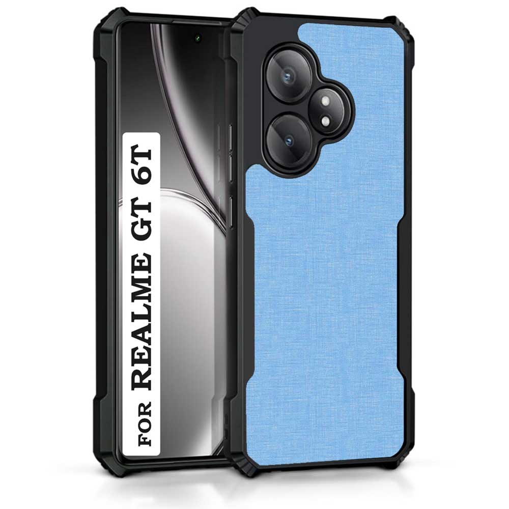Coberta Back Cover For Realme GT 6T Back Cover Case - Plain Blue PT99 D12674