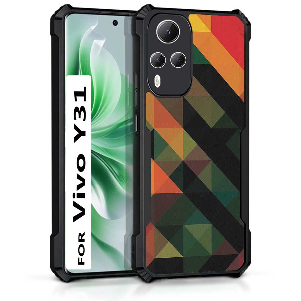 Coberta Back Cover For Vivo Y31 Back Cover Case - Dark abstract Design PT99 D12989