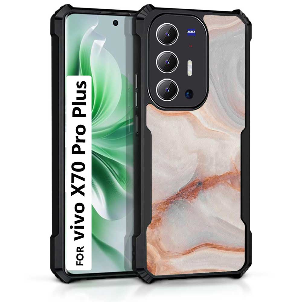 Coberta Back Cover For Vivo X70 Pro Plus Back Cover Case - Light cream Marble PT99 D13123