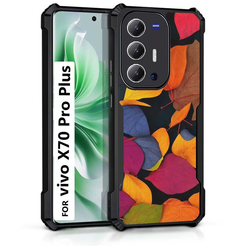 Coberta Back Cover For Vivo X70 Pro Plus Back Cover Case - colorful Leaf bright design PT99 D14967
