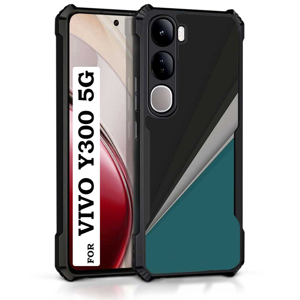Coberta Back Cover For Vivo Y300 5G Back Cover Case - Black grey green abstract pattern PT99 D12610