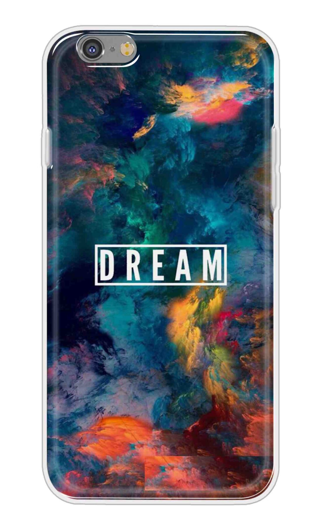 Printed TPU Back Cover For Apple iPhone 6s - Dream on Colour Stroms D11339