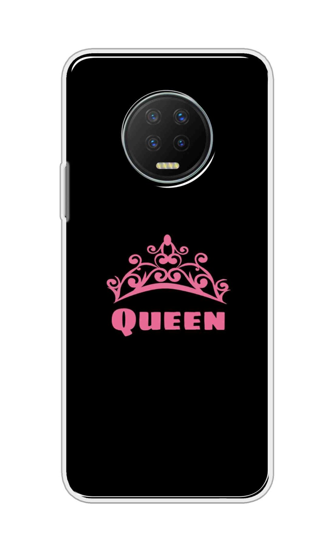 Printed TPU Back Cover For Infinix Note 7 - Queen Design D11091