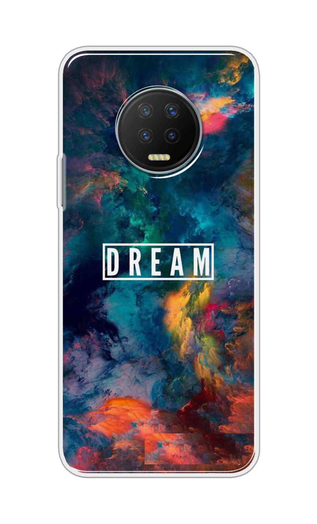 Printed TPU Back Cover For Infinix Note 7 - Dream on Colour Stroms D11339