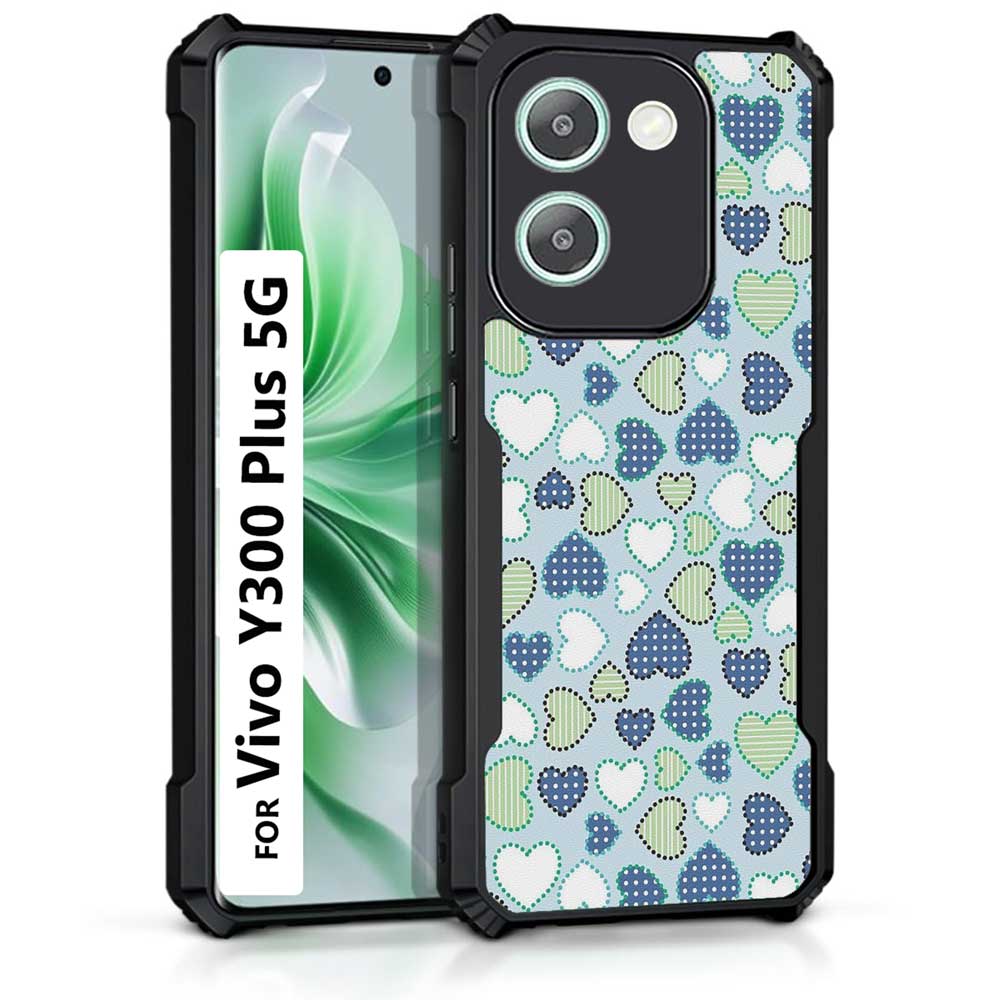 Coberta Back Cover For Vivo Y300 Plus 5G Back Cover Case - Hearts Confetti Love Gift Design PT99 D10282