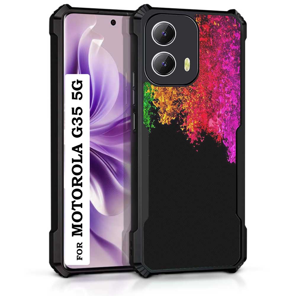 Coberta Back Cover For Motorola G35 5G Back Cover Case - Colorful flowing waves PT99 D12109