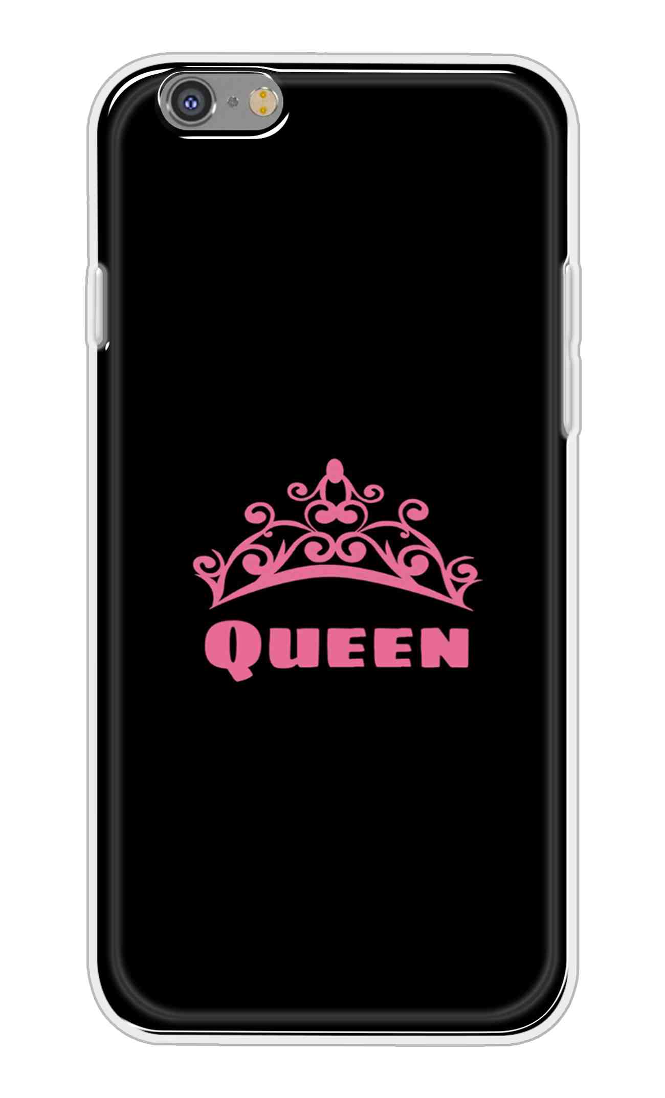 Coberta Back Cover For Apple iPhone 6s Back Cover Stylish Case - Queen Texts in Black Design D11091