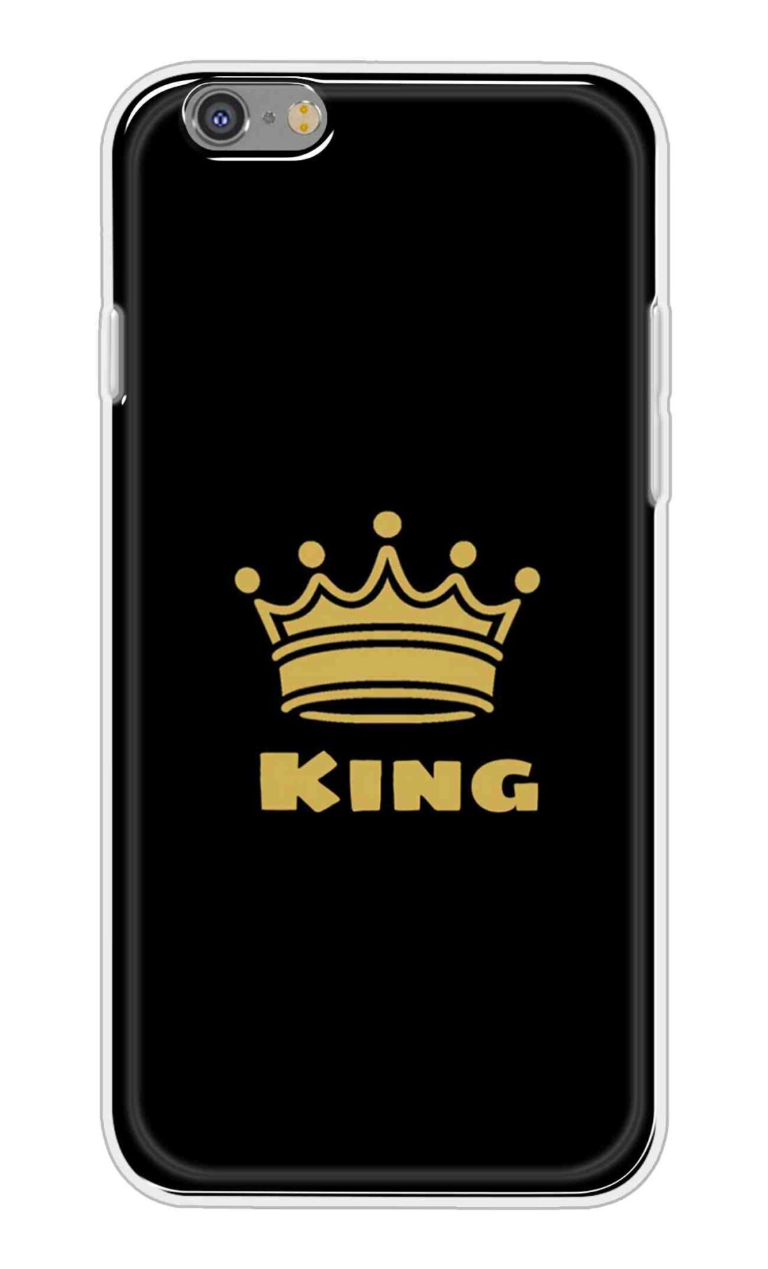 Coberta Back Cover For Apple iPhone 6s Back Cover Stylish Case - King Texts in Black Design D11092