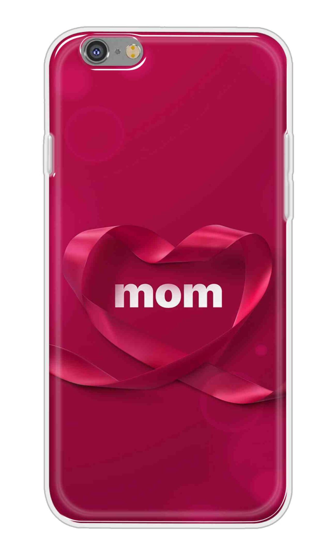 Coberta Back Cover For Apple iPhone 6s Back Cover Stylish Case - Mom texts in Red heart Design D11317