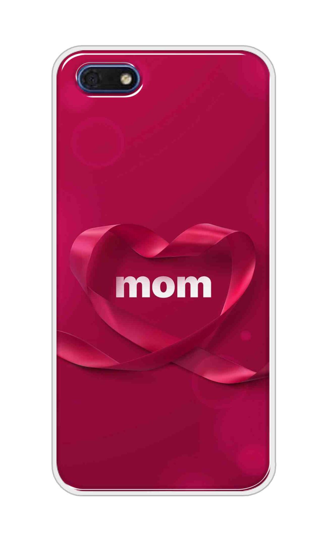 Coberta Back Cover For Huawei Honor 7s Back Cover Stylish Case - Mom texts in Red heart Design D11317