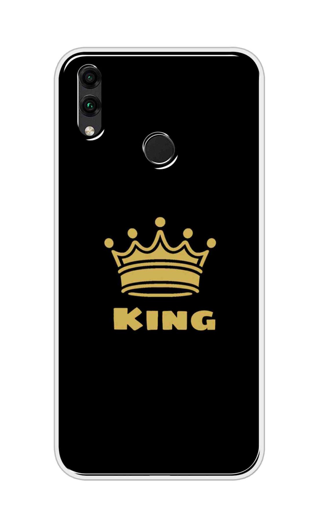Coberta Back Cover For Huawei Honor 8c Back Cover Stylish Case - King Texts in Black Design D11092