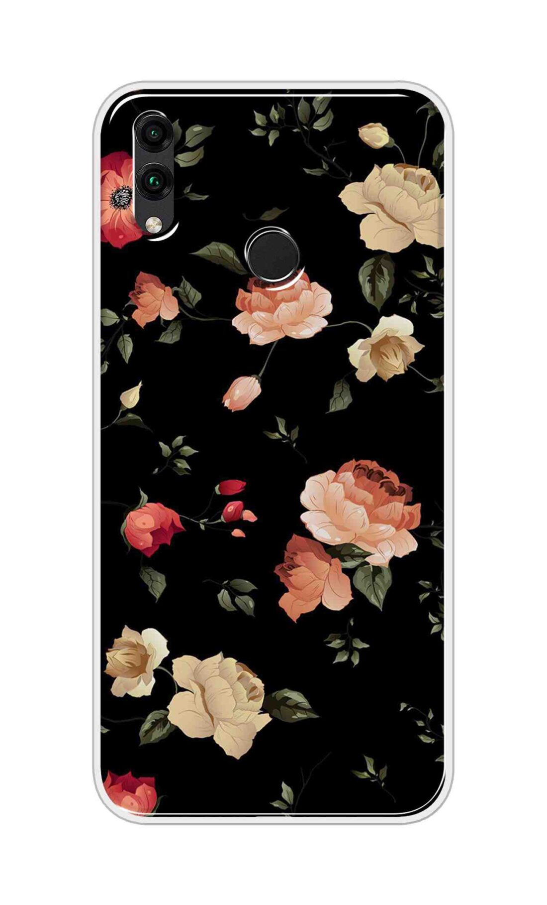 Coberta Back Cover For Huawei Honor 8c Back Cover Stylish Case - Bright Flowers Design D11411