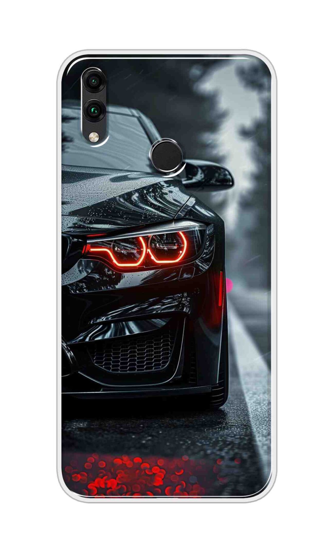 Coberta Back Cover For Huawei Honor 8c Back Cover Stylish Case - Black Car Design D16542