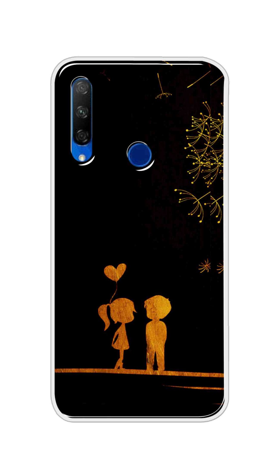 Coberta Back Cover For Huawei Honor 9X Back Cover Stylish Case - Girl and Boy Love in Black Design D11017