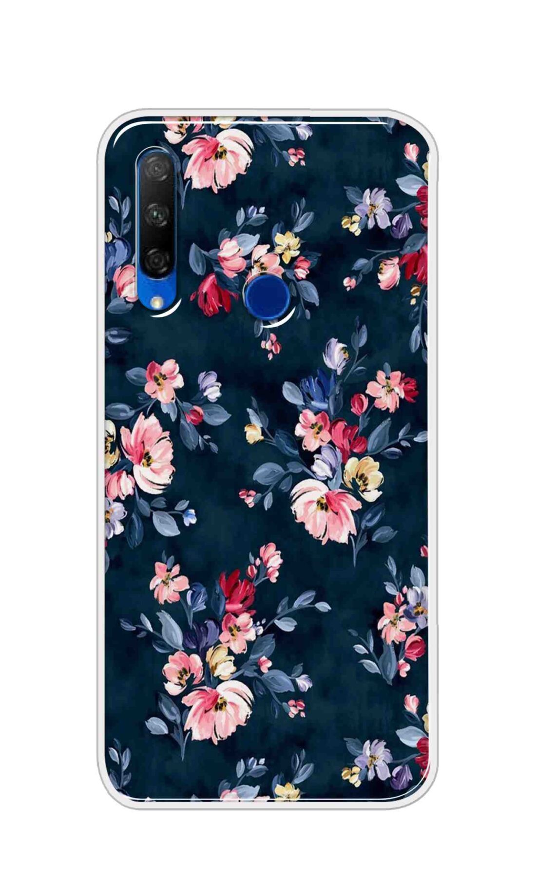 Coberta Back Cover For Huawei Honor 9X Back Cover Stylish Case - Blue Floral Design D11648