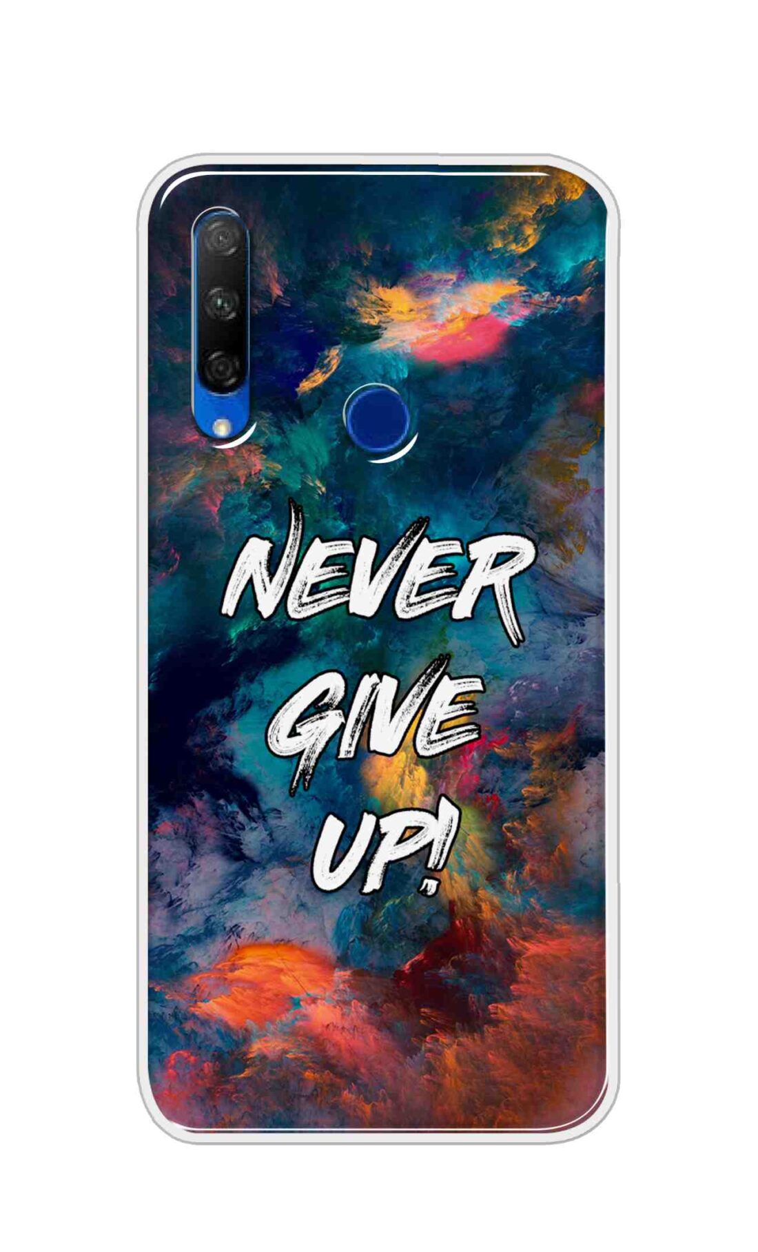 Coberta Back Cover For Huawei Honor 9X Back Cover Stylish Case - Never Give Up in Colour Storm Design D11928
