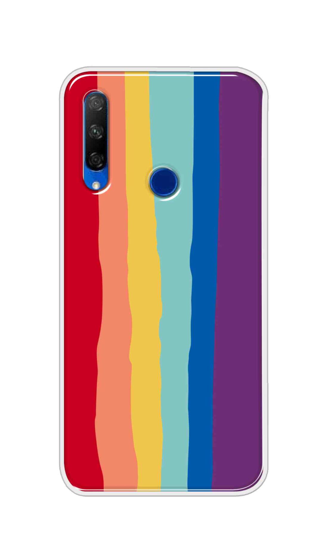 Coberta Back Cover For Huawei Honor 9X Back Cover Stylish Case - Colourful Rainbow Design D13201